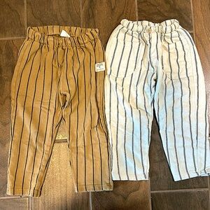 Set of two zara pants for boys size 4-5